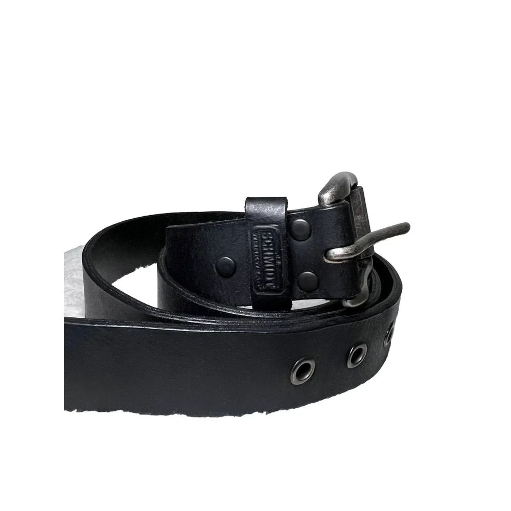 Schmidt Black Belt Genuine Leather Belt Men's Belt